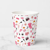 Gobelets En Papier Anniversaire de enfant de la tente de la fête de b (Verso)