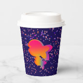 Gobelets En Papier Anniversaire de enfant Rainbow Fish (Recto)