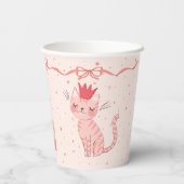 Gobelets En Papier Anniversaire de Jolie Kitty (Verso)