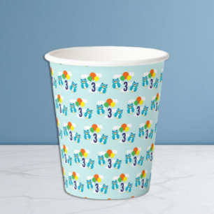 Gobelets En Papier Anniversaire de la chouette
