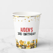 Gobelets En Papier Anniversaire de la construction (Verso)