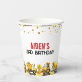 Gobelets En Papier Anniversaire de la construction (Recto)