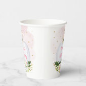 Gobelets En Papier Anniversaire de la floraison d'or rose petit Citro (Droite)