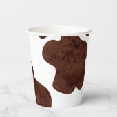 Gobelets En Papier Anniversaire de la vache Highland (Verso)