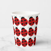 Gobelets En Papier Anniversaire de Ladybug (Recto)