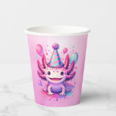 Gobelets En Papier Anniversaire de l'Anime Axolotl (Recto)