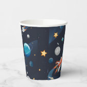 Gobelets En Papier Anniversaire de l'espace (Gauche)
