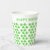 Gobelets En Papier Anniversaire de l'hélicoptère (Recto)