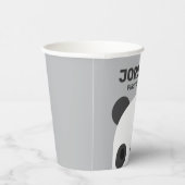 Gobelets En Papier Anniversaire de l'ours de Panda Little Cute (Droite)