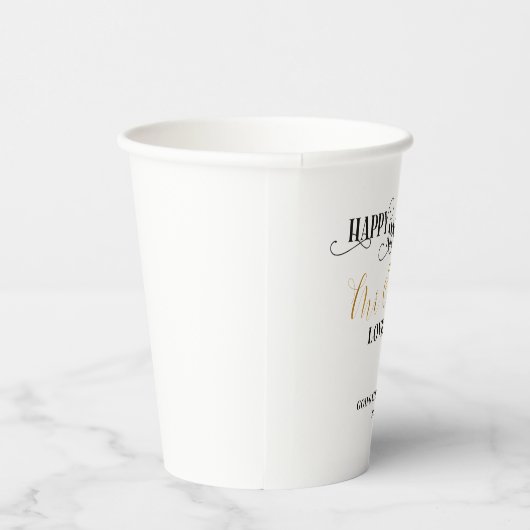 Gobelets En Papier Anniversaire de M. & Mme Mariage (Droite)