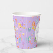 Gobelets En Papier Anniversaire de Mermaid (Droite)