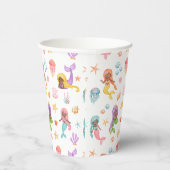Gobelets En Papier Anniversaire de Mermaid (Droite)