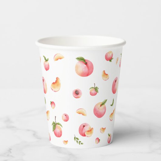 Gobelets En Papier Anniversaire de Peach (Verso)