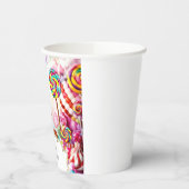 Gobelets En Papier Anniversaire de Sparkling Pastel Candyland (Gauche)