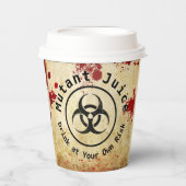 Gobelets En Papier Anniversaire de Zombie Apocalypse | Bioaléa d'Hall (Recto)