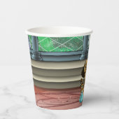 Gobelets En Papier Anniversaire des princesses afro-américaines (Recto)