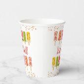 Gobelets En Papier Anniversaire d'été Crème glacée Popsicle fête d'an (Droite)