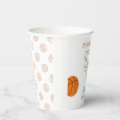 Gobelets En Papier Anniversaire du basket-ball (Droite)
