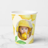 Gobelets En Papier Anniversaire du citron (Verso)