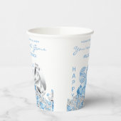 Gobelets En Papier Anniversaire du Mariage de diamant (Gauche)