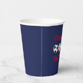 Gobelets En Papier Anniversaire du sport (Droite)