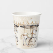 Gobelets En Papier Anniversaire Fête Joyeux Go Tour Cirque Carnaval (Verso)