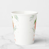 Gobelets En Papier Anniversaire Floral de Little Peach Gold (Gauche)