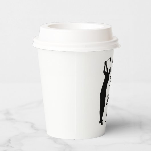 Gobelets En Papier Anniversaire Golfer Funny 70e heureux papa Par (Droite)