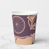 Gobelets En Papier "Anniversaire Hullabaloo" Western Cowgirl Annivers (Verso)