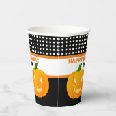 Gobelets En Papier Anniversaire personnalisé Halloween (Droite)