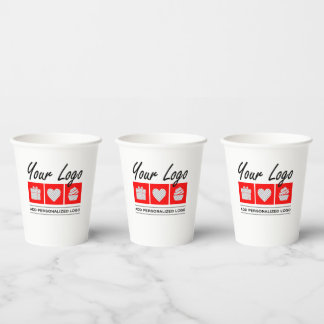 Gobelets En Papier Anniversaire Présenté Pour Lui Cadeau Personnalisé