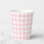 Gobelets En Papier Anniversaire rose chiot (Verso)