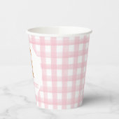 Gobelets En Papier Anniversaire rose chiot (Gauche)