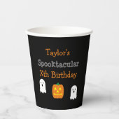 Gobelets En Papier Anniversaire Spooktacular (Recto)