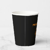 Gobelets En Papier Anti Halloween citrouille jack-o' lantern (Droite)