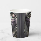 Gobelets En Papier Antique Steampunk Cauldron | Pile de Spellbooks (Droite)