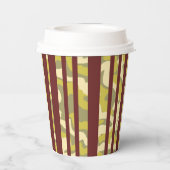 Gobelets En Papier Any Age Camouflage Stripe Birthday (Verso)