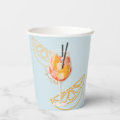 Gobelets En Papier Aperol O'Clock (Verso)