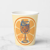 Gobelets En Papier Aperol Par Faveur (Verso)