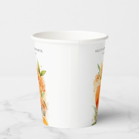 Gobelets En Papier Aperol Spritz Fête de Mariage (Droite)