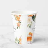Gobelets En Papier Aperol Spritz Fête des mariées aquarelle (Droite)