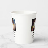 Gobelets En Papier applaudissements à 50 ans anniversaire ajouter nom (Gauche)