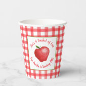 Gobelets En Papier Apple Birthday Paper Cup - Bushel Fun (Recto)