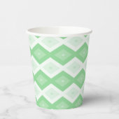Gobelets En Papier Apple green diamond pattern (Gauche)