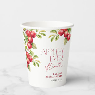 Gobelets En Papier Apple moderne toujours après la Fête des mariées A