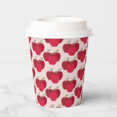 Gobelets En Papier Apple Motif 8oz Paper Cup avec Lid pour événements (Verso)