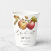 Gobelets En Papier Appley toujours après pomme chute nuptiale douche (Verso)