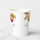 Gobelets En Papier Appley toujours après pomme chute nuptiale douche (Droite)