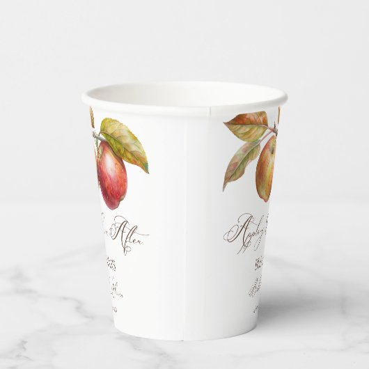 Gobelets En Papier Appley toujours après pomme chute nuptiale douche (Droite)