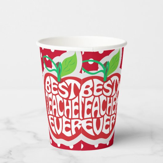 Gobelets En Papier Appréciation de l'enseignant (Droite)